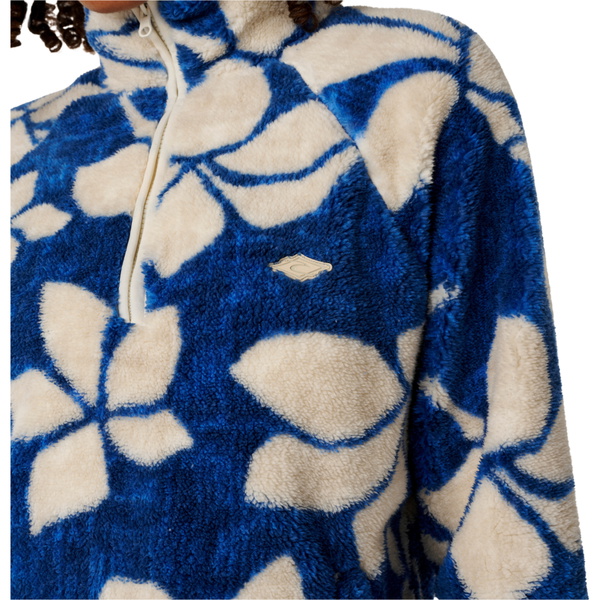 2026 Rip Curl Womens Paraiso 1/4 Zip Polar Fleece 0EUWFL - Blue